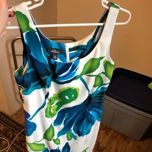 AGB Hawaiian print sun dress